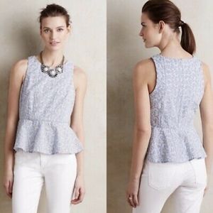 Anthropologie Peplum Top